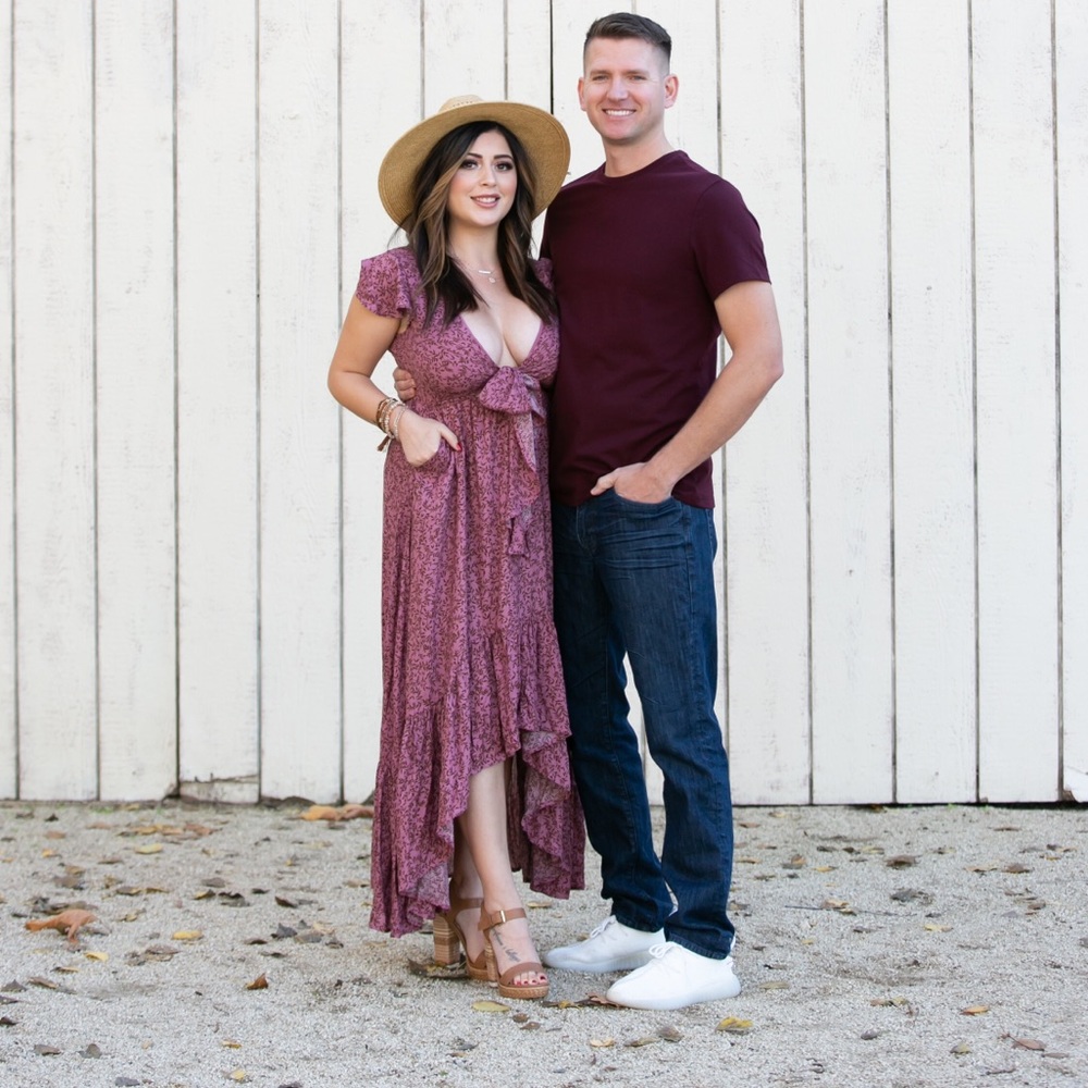 Vici maxi high n low dress
